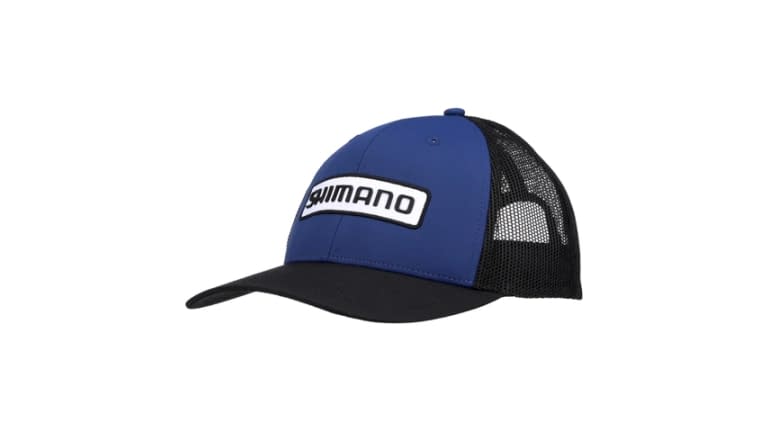 Shimano Fabric Patch Trucker Hat - Blue