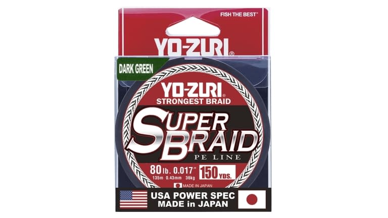 Yo-Zuri SuperBraid 150yd - SB80LBDG150